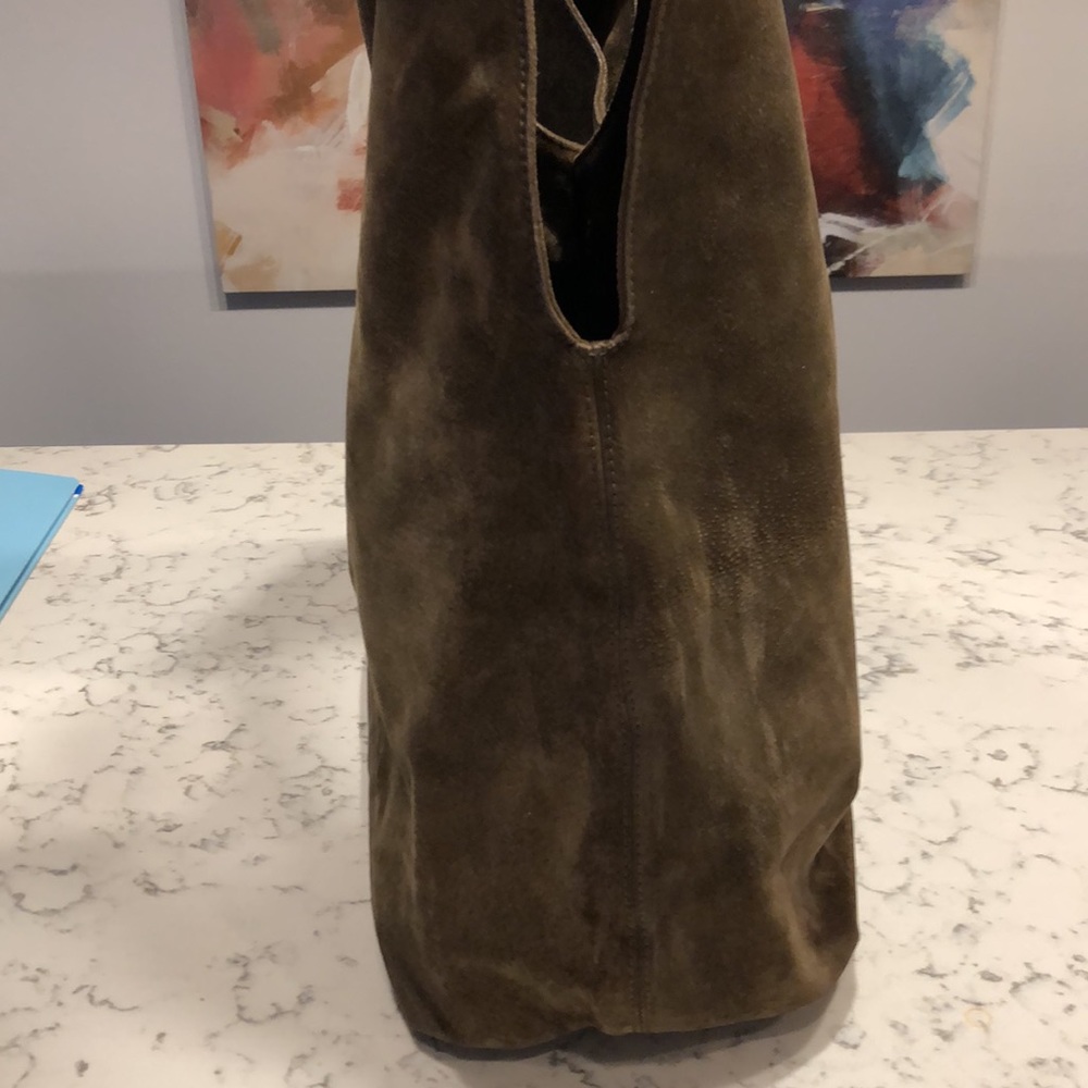 Worth New York Suede Studded Shoulder Bag - Picture 4 of 10